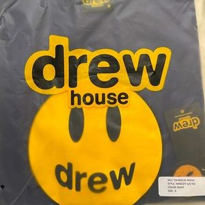 DREW HOUSE MASCOT TEE NAVY SIZE SMALL NEW WITH TAGS AND ORIGINAL PACKAGING